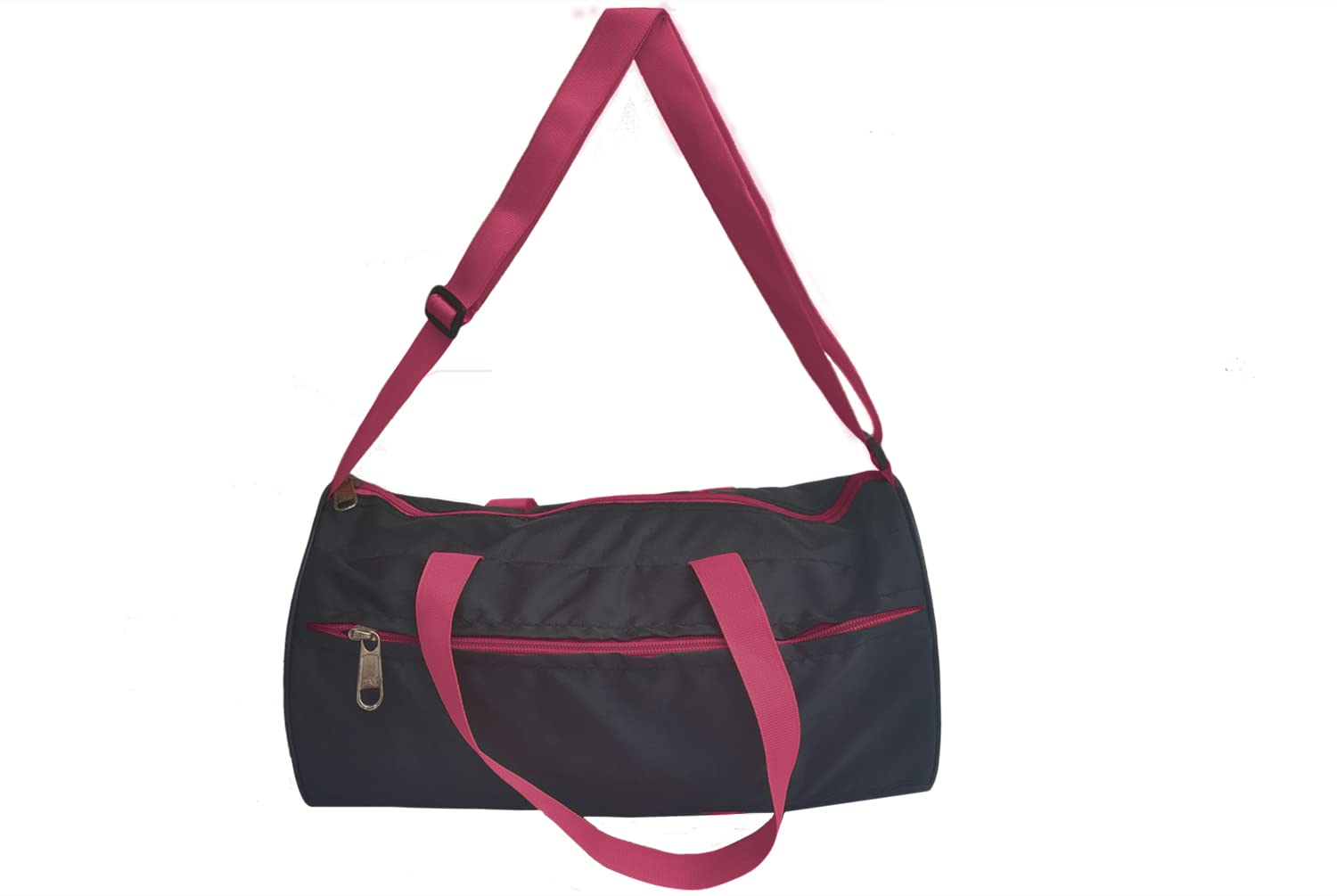 Trendy Gym Bag | Duffel Bag | Sport Bag for Men & Women Black-Pink Gym Duffel Bag 14 * 7-image-46