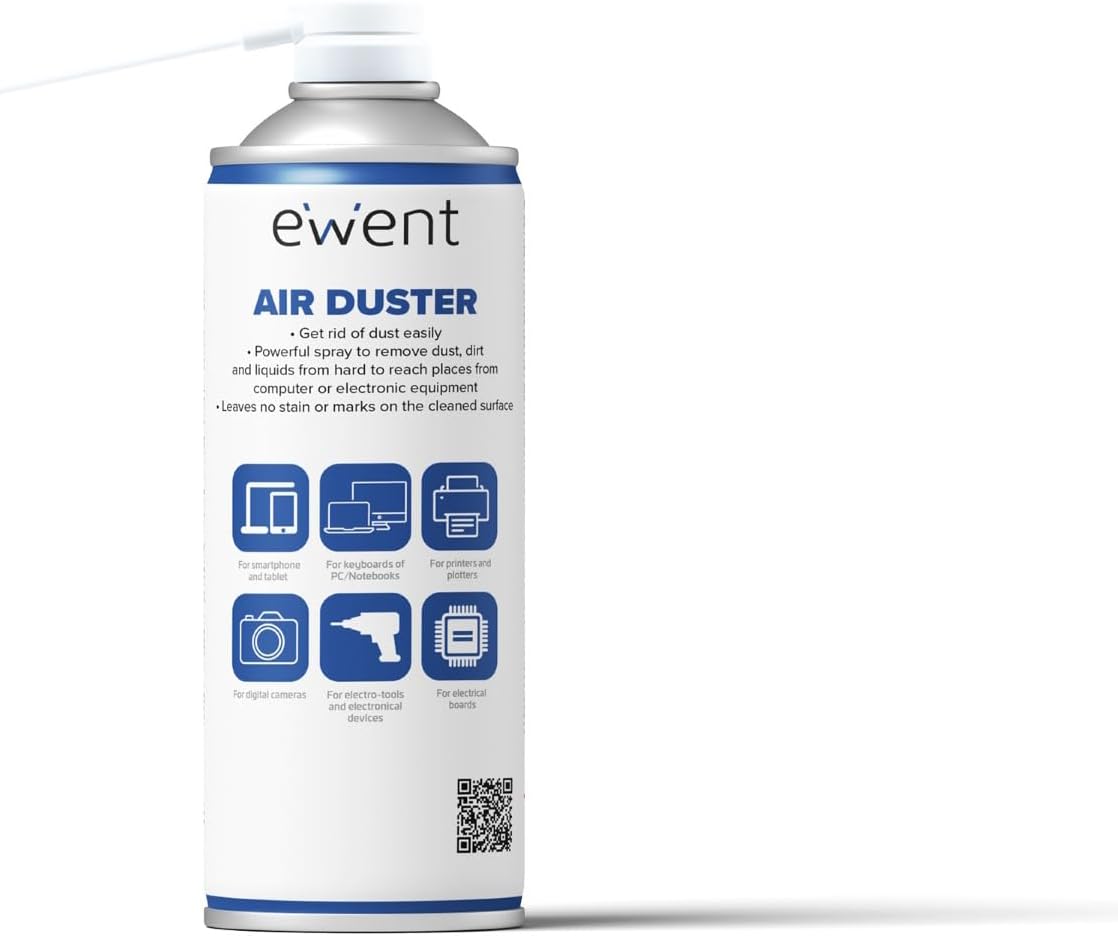 Bomboletta Aria Compressa Fellowes 400 Ml - Pulizia Polvere PC, Tastiere, Elettronica - Foto 8