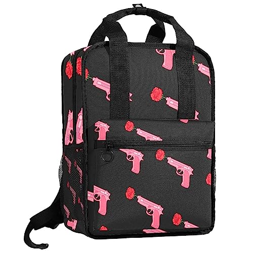 Sac à dos garçons pour l'école et sorties avec son imprimé roses original