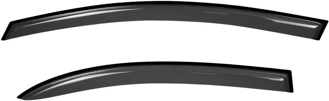 SYL Vent Shade Window Visors,for 06-11 Civic 4-Door Sedan 4pcs Front Rear Smoke Sun Rain Guard