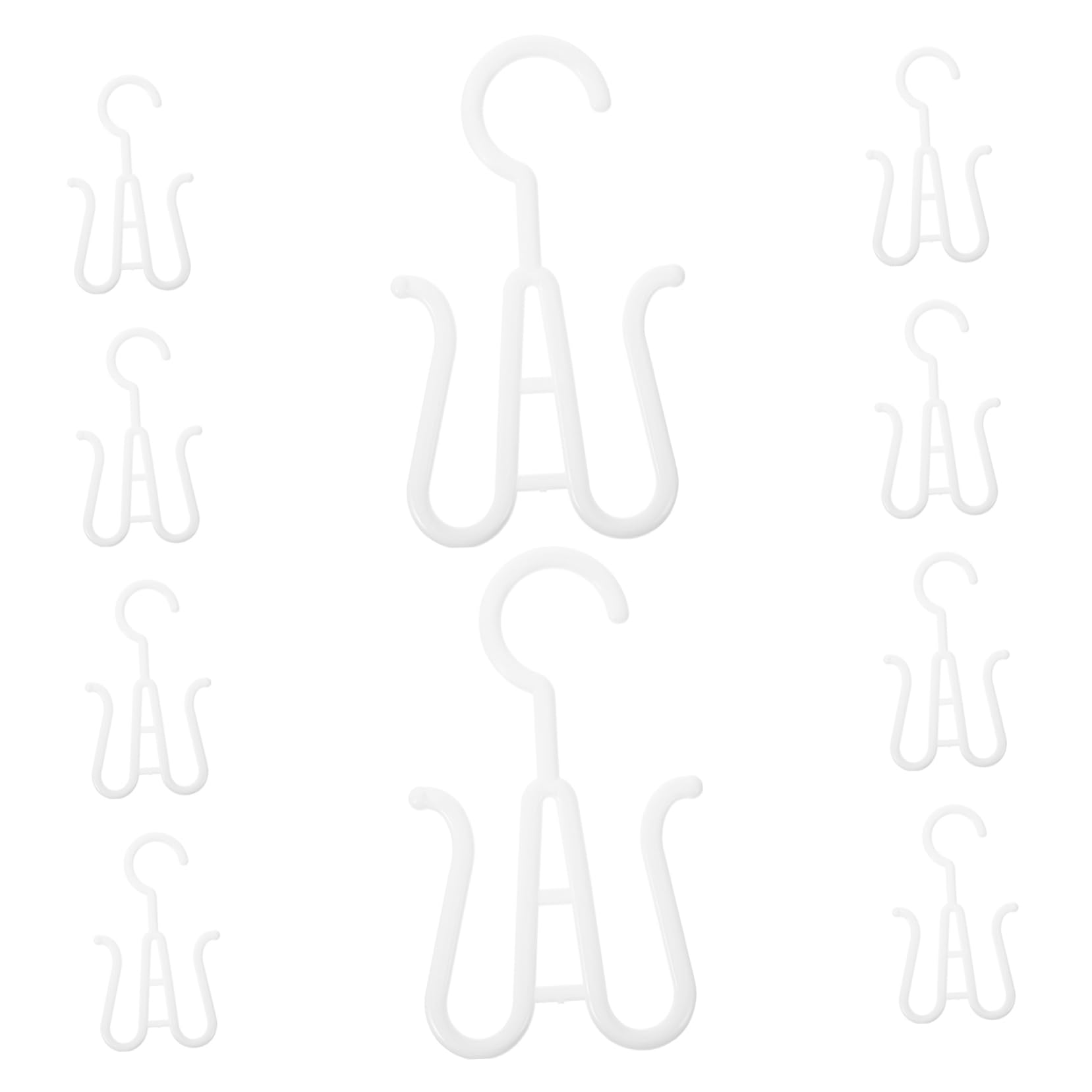 Happyyami Slippers Hanger Rack 10pcs Boot Rack Portable Design for Shoe Organizer