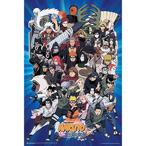 Scorpio Posters Naruto Characters - Anime Poster - Officially Licensed - 24" x 36" Cover
