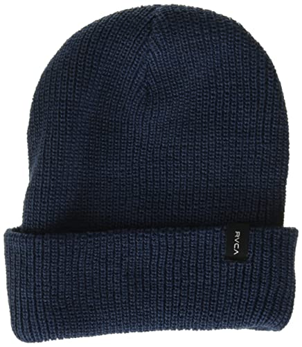 RVCA Men's Knit Beanie/Navy, 1SZ