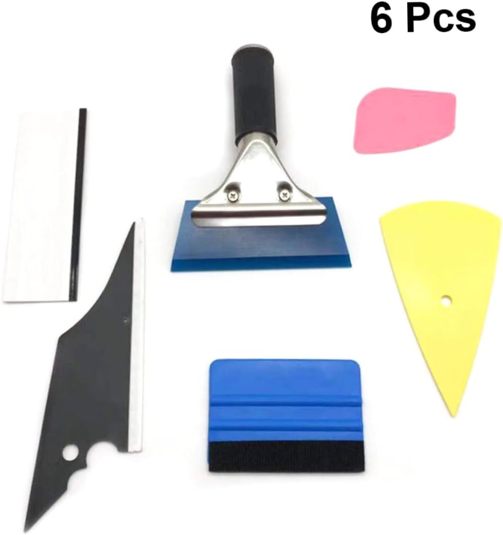 SOLUSTRE Complete Film Tool Kit Squeegee Cutter Car Window Tint Tool Wrapping Scraper for Vinyl Film
