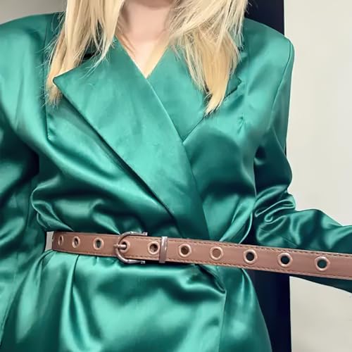 Women Jeans Belt Eyelet Punk Ladies Waist Ornament3