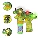 Toysery Dinosaur Bubble Machine for Kids 3-5. Dino Bubble Gun LED Lights and Music. Dinosaur Bubble Gun with Bubble Solution, Dinosaur Toys for Kids, Dinosaur Bubbles Machine Gun (1 Pack)
