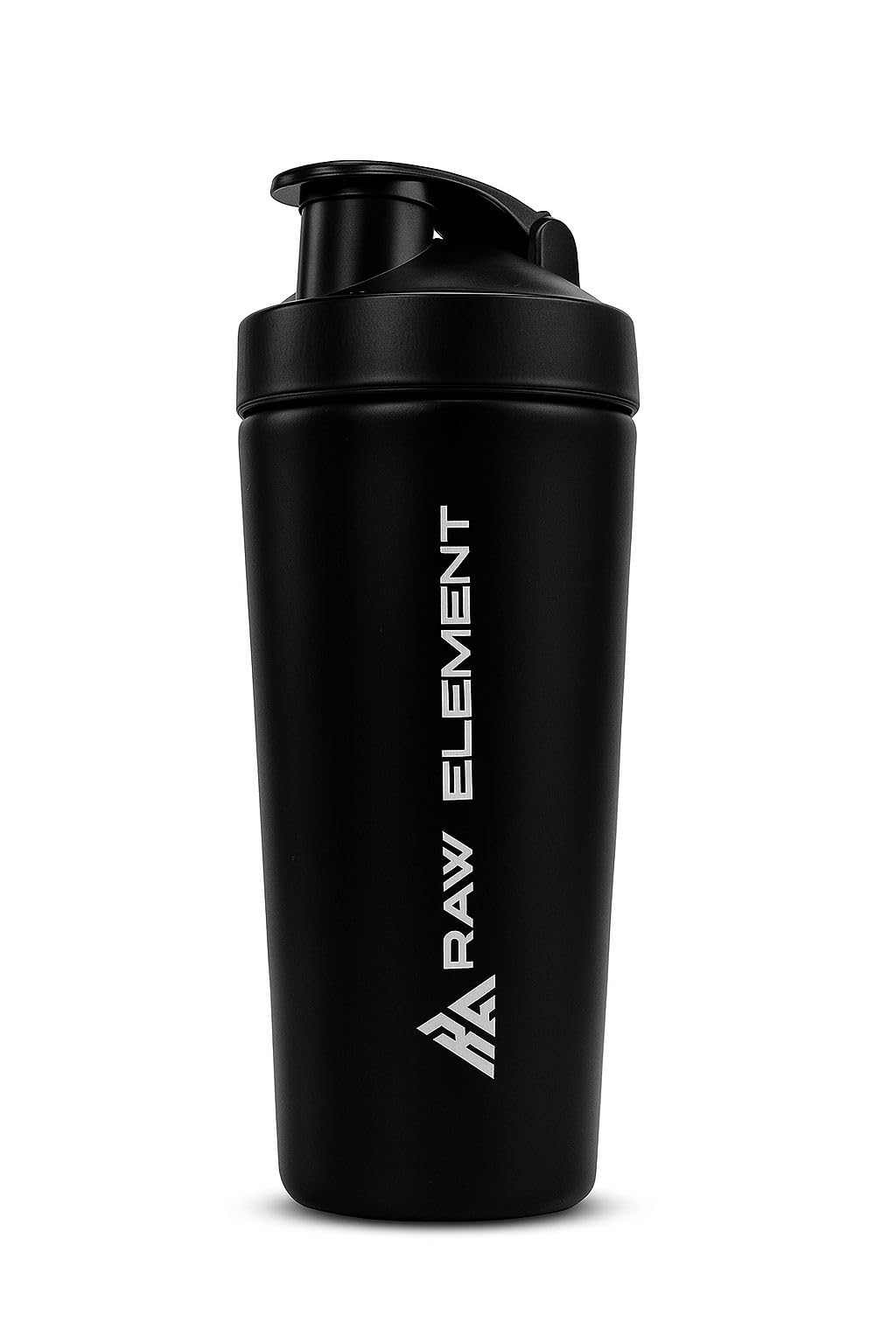 Raw Element 750ml Stainless Steel Shaker Bottle – Durable, Leakproof, Odor-Free Protein Mixer for Gym, Fitness, Workout Drinks (BLACK)-image-19