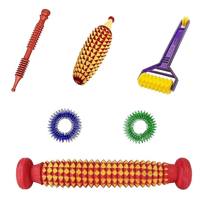 Image of Therapy Massager Combo Kit Contains Jimmy, Finger Ring, Karela Roll & Foot Roller