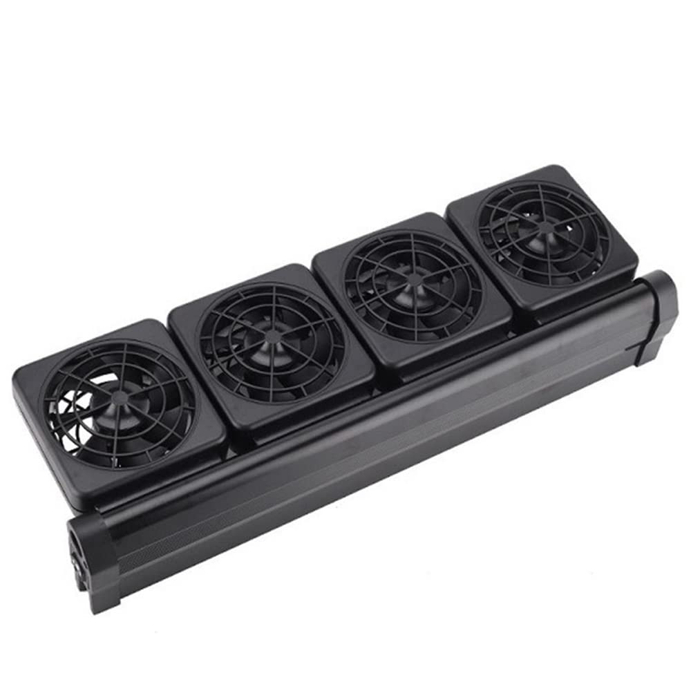 Aquarium Lüfter Verstellbarer Aquarium Kühler Aquarium Ventilator Kühlgebläse für Süß- und Meerwasseraquarien