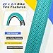 ZUKKA 20 x 2.4 Bike Tire 2 Pack 20 inch x 2.4 BMX Bike Tire Folding Replacement Tire for MTB Mountain Bike, BMX Bicycle Commuter Bike