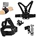 PellKing Accessories Kit for DJI Osmo Pocket 2,New Quick Release Head Strap Mount + Chest Mount Harness + Backpack Clip Holder + 360°Rotating Wrist Strap