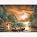 Puzzles 2000 pièces pour adultes - Bateau sur l'eau Scies sauteuses 2000 pièces-70x100cm