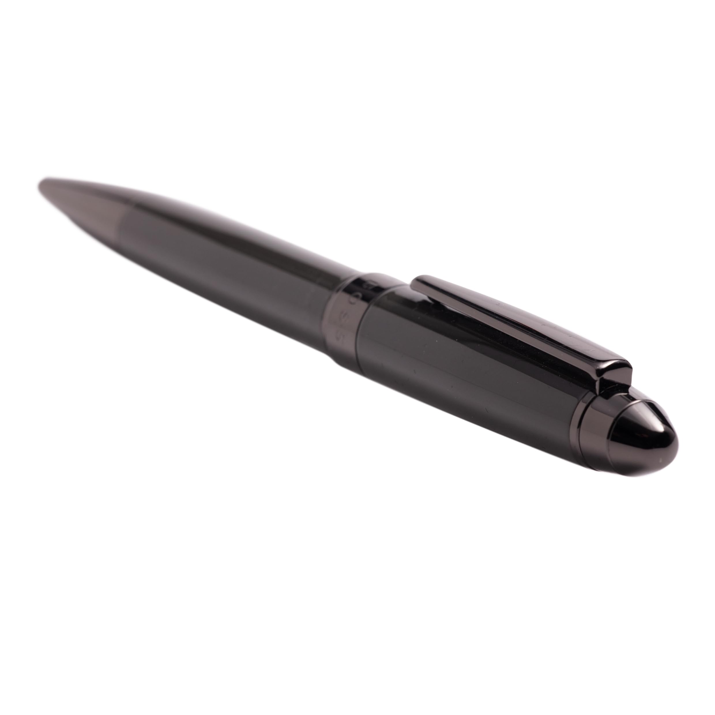 HUGO BOSS - Penna a sfera ICON grigia. Penna a sfera di alta qualità ed elegante con ricarica con punta M.
