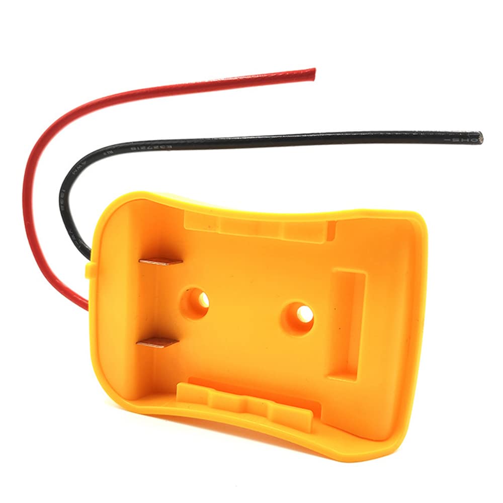 Namvo For Power Wheels Battery Adapter for 20V Max Battery 18V Battery Adapter Dock Power Connector 12 Gauge Robotics