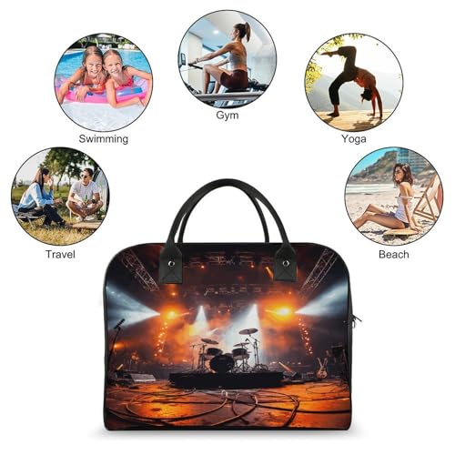 Maletín ligero para portátil unisex estilo concierto miniatura 4