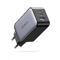 UGREEN Nexode 65W Caricatore USB C, 3 Porte di Ricarica Rapida