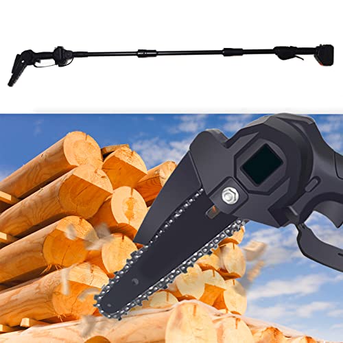 6 Feet Pole Saws For Tree Trimming Battery Powered 2-In-1 Cordless Extendable Pruning Saw, Portable Electric Branch Cutter With Pole, Heavy Duty Handheld Electric Saw For Trees #TOP2