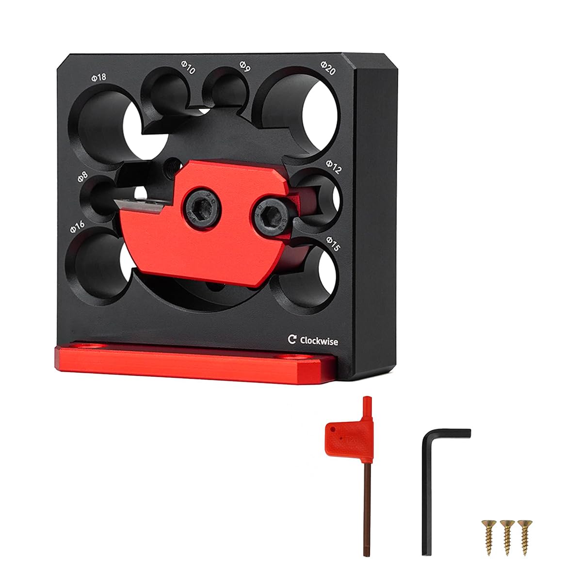 Tiardey Dowel Maker Jig Kit, Adjustable Metric 8mm to 20mm Dowel Maker with Carbide