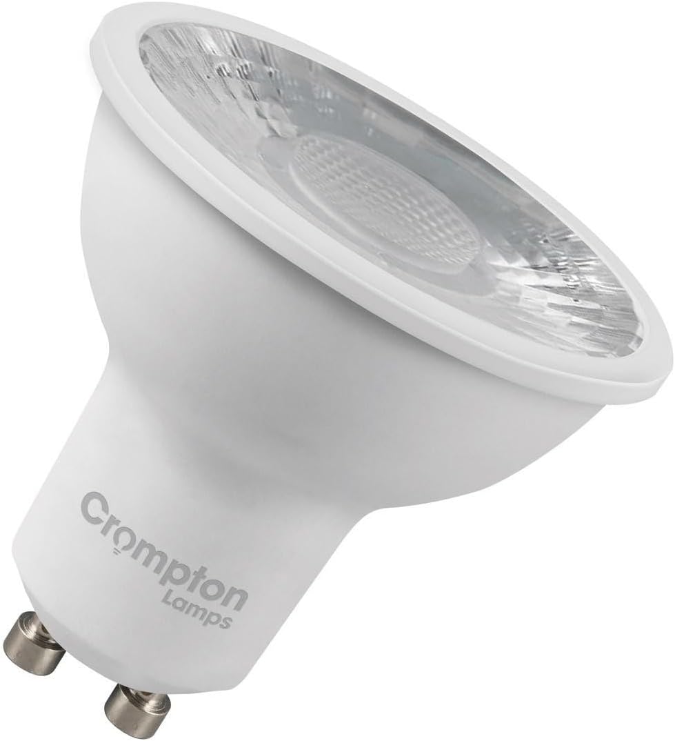 Crompton LED GU10 Spotlight Bulb 3.5W Dimmable Warm White 2700K Halogen Replacement