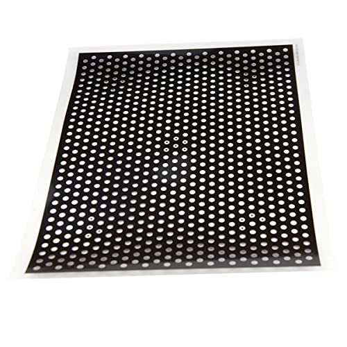 Microscope Optical Rectification Calibration Plate Machine, Vision Transparent Calibration Board Accuracy 0.01mm Measurement Tool(70x70mm)