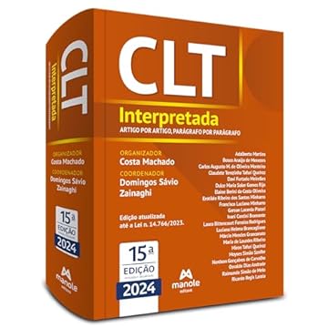 Capa do livro CLT Interpretada: Artigo por artigo, parágrafo por parágrafo