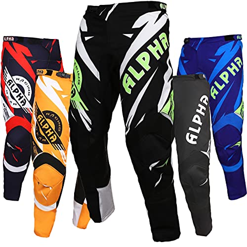 ALPHA CYCLE GEAR Racing Pants (Green