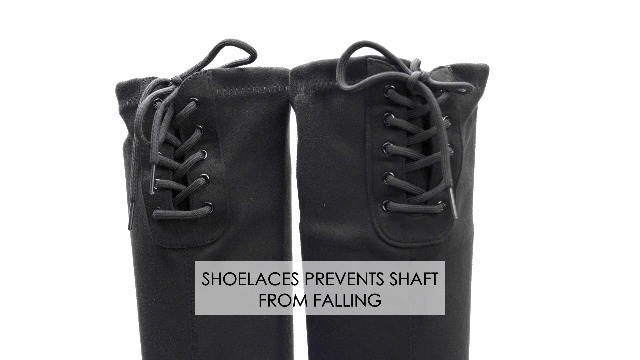 DREAM PAIRS Women's Over The Knee Thigh High Chunky Heel Boots Long Stretch Sexy Fall Boots - Image 8