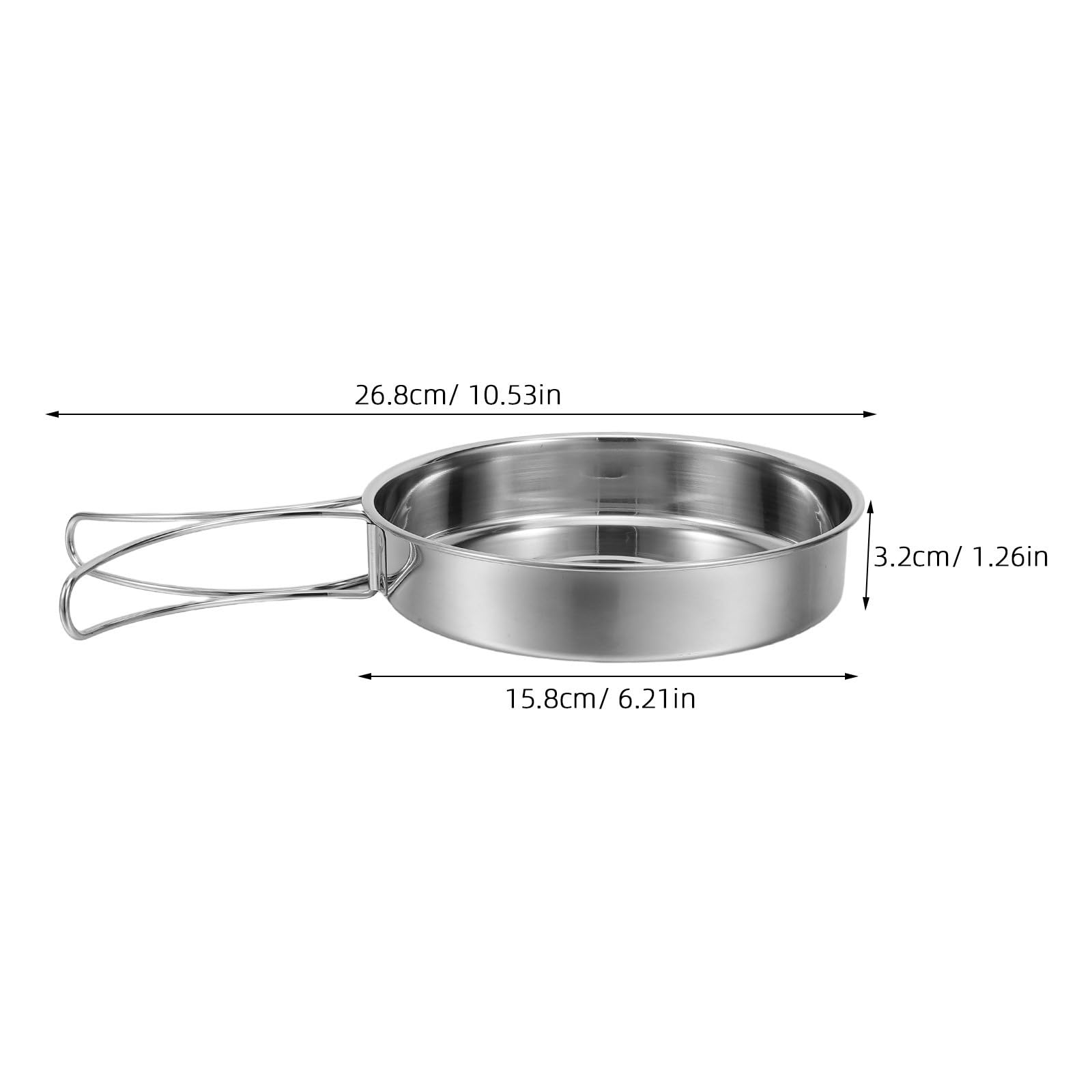 Set Posate Pieghevoli in Acciaio Inossidabile Leggero e Facile da Pulire, Design Portatile per Picnic e Escursioni All'aperto