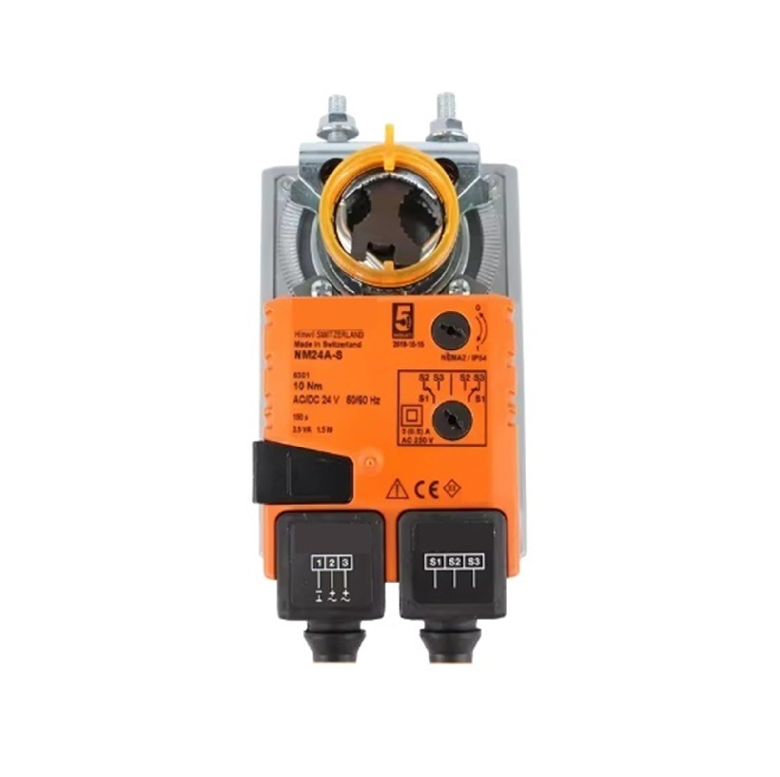 LEBMCBVTVV NM24A-S Damper Actuator, Integrated Auxiliary Switch 10NM,24V