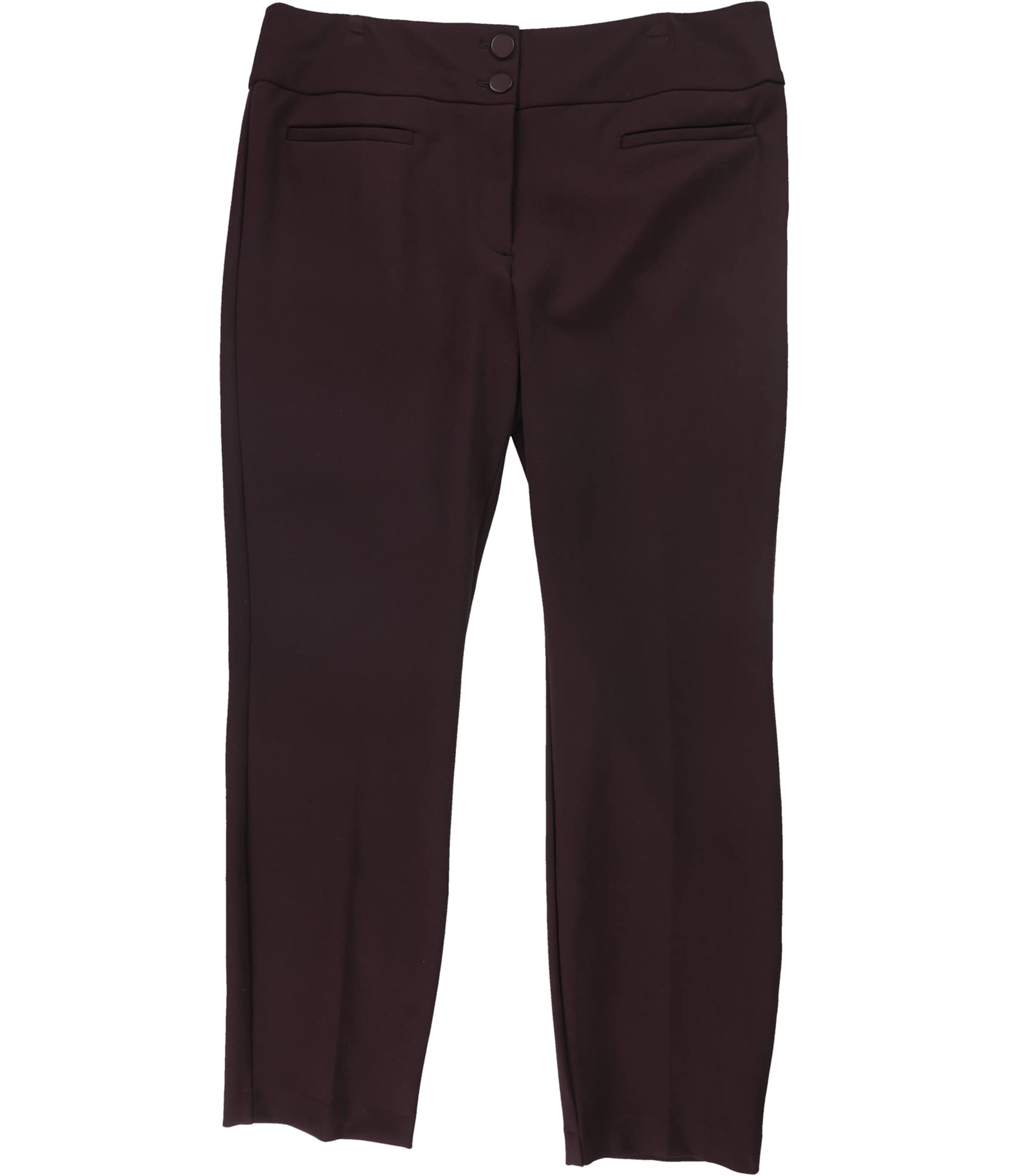 Alfani Womens Ponte-Knit Slim Casual Trouser Pants