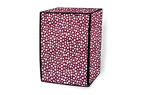 Image of Stylista Washing Machine Cover Compatible for Front Load Bosch WAK20166IN 6.5Kg Polka dot Pink Color Pattern