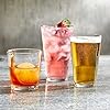 Libbey, Modern Bar Essentials Double Old Fashioned Glasses, Set Of