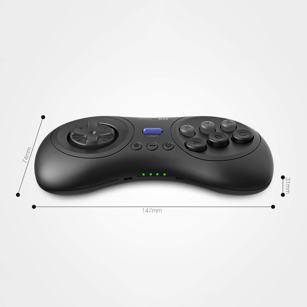 Dear, you 2.4g Manija inalámbrica, Controlador de manija de Juego Bluetooth, Support MD Game Console, conexión por Cable Cambio de inquilino de conexión PC Mac Steam Juego