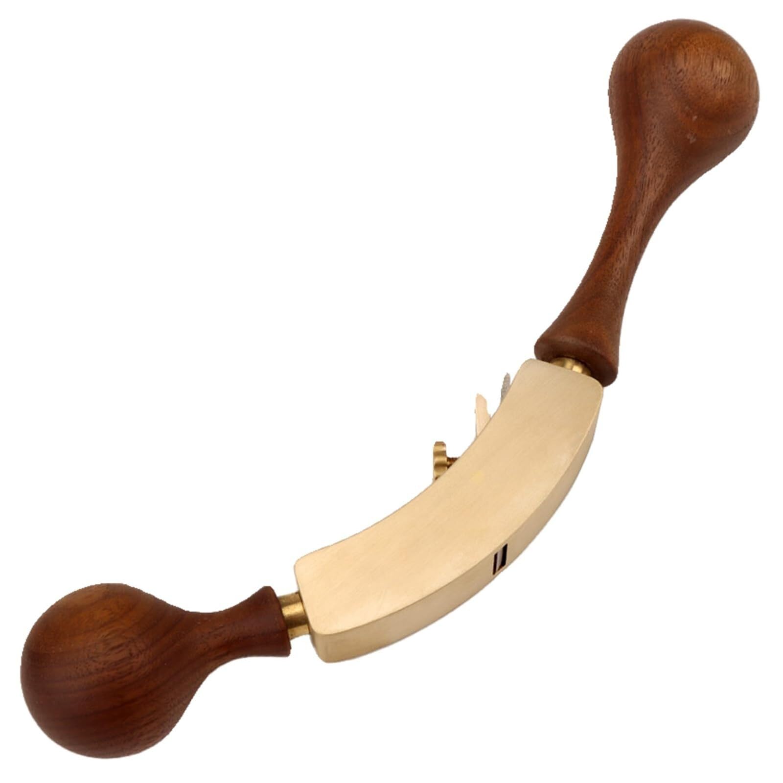 Strug do drewna z dnem łukowym, przenośny miniaturowy strug ręczny z miedzi, wygodny uchwyt, narzędzie do strugania z blokiem drewnianym, ręcznie robione narzędzia