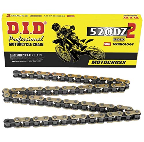 Did (520Dz-120) Gold 120 Link High Performance Dz2 Series Non-O-Ring Chain With Connecting Link #TOP19