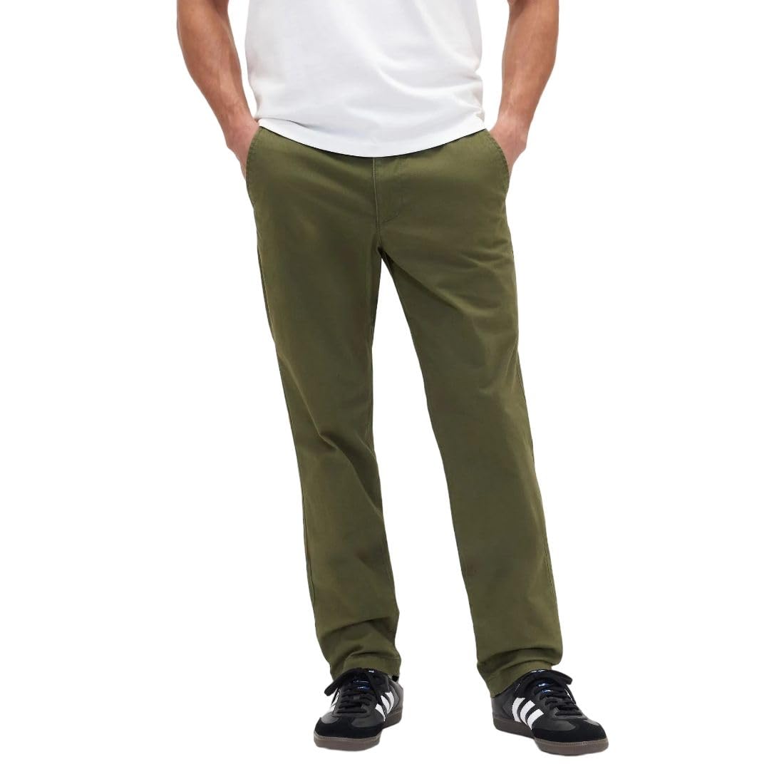 gap Men's Solid Slim Chinos Casual Trouser, Brown, 28/30-picture-21