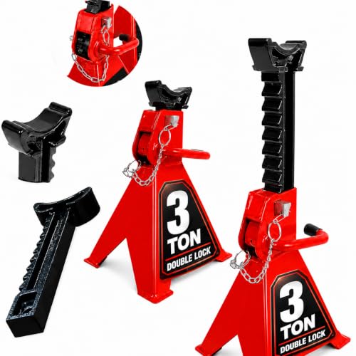 Jack Stands 3 Ton with Double Locking Pins