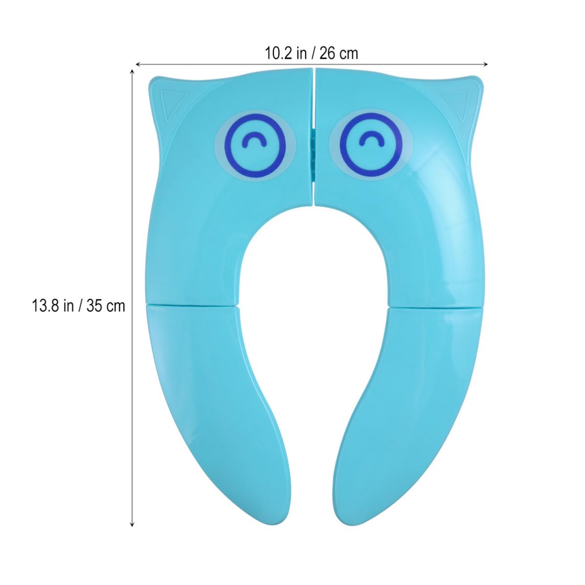 Asiento de Inodoro Plegable para Niños, Azul, Pp, Portátil