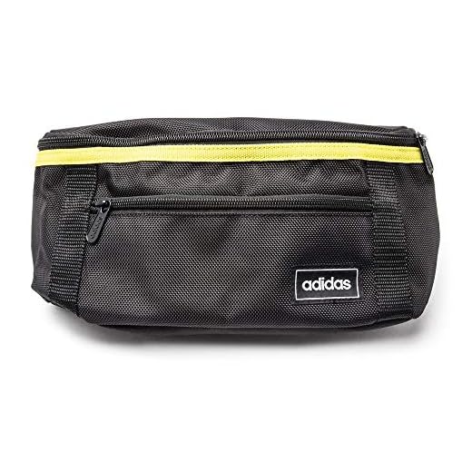 adidas Str Waistbag Riñonera, Unisex Adulto, Negro/Negro/Blanco, Talla Única