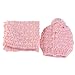 Pixnor Womens Winter Knitted Scarf and Hat Set Thicken Skullcaps