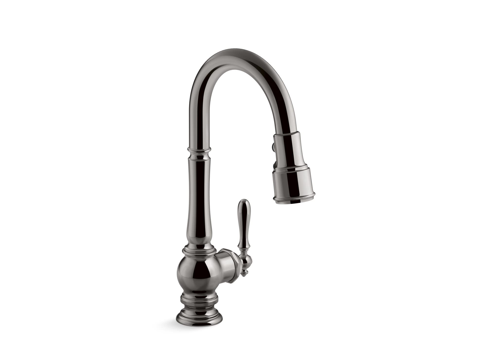 KOHLERArtifacts Pull-Down Kitchen Sink Faucet With Three-Function Sprayhead