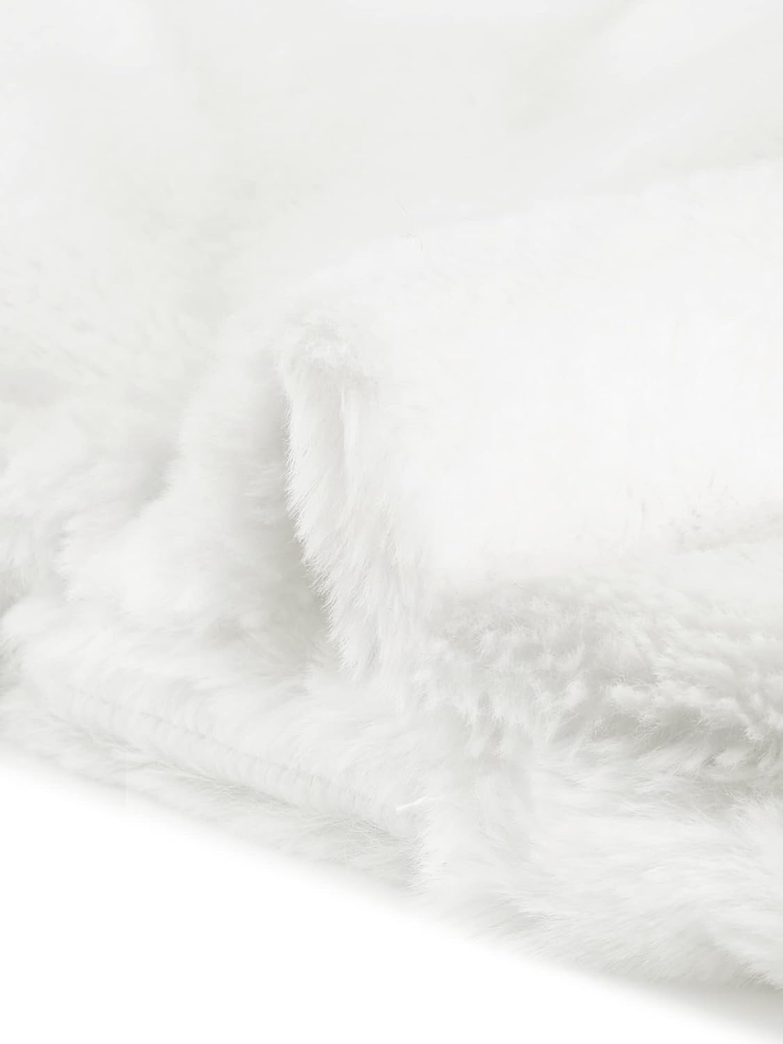 Allegra K Women's Winter Wedding Faux Fur Bolero Jacket Loose Formal Faux Fur Coat - Image 5