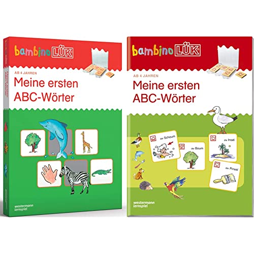 bambinoLÜK-Sets: bambinoLÜK - Set Meine ABC-Wörter: 4/5/6 Jahre & bambinoLÜK/ Vorschule: bambinoLÜK - Meine ersten ABC-Wörter: 4/5/6 Jahre - Vorschule Meine ersten ABC-Wörter