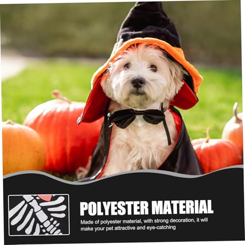 Disfraz cómodo de murciélago para perro Halloween miniatura 2