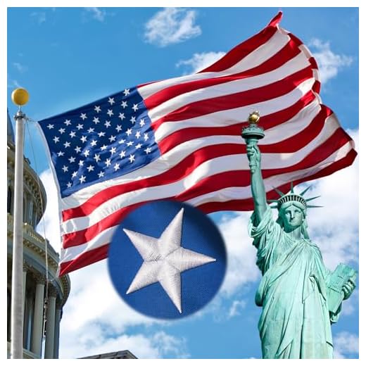 4x6 American Flag Outdoor Heavy Duty,4by 6 American Flag,US Flag,4' x 6' America Flag,America Flags For Outside 4x6,Embroidered USA Flags 4x 6,Long Lasting Best High Wind all Weather US Flags