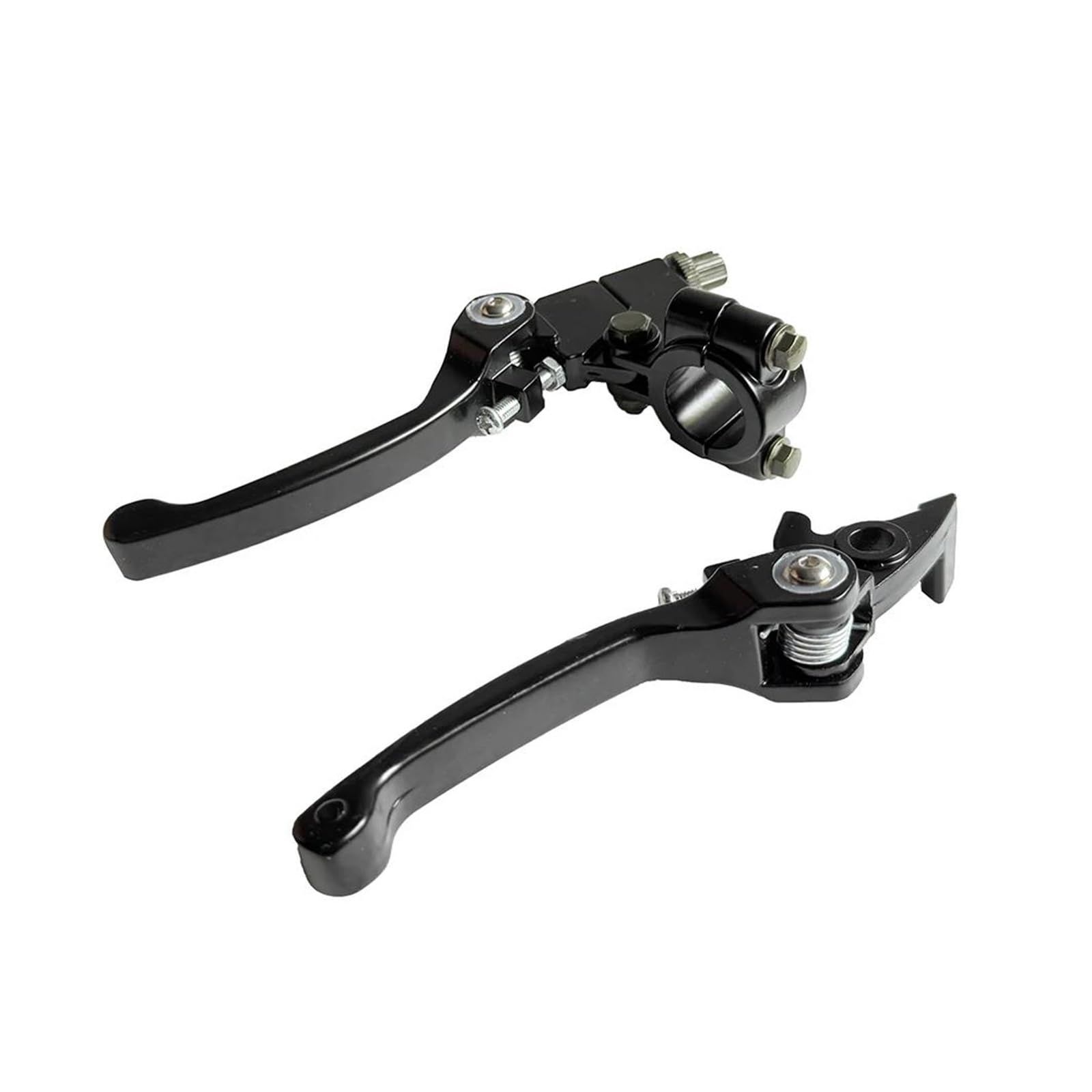 HONGSHIZI Handlebar Brake Clutch Lever Universal 1 Pair 22mm 7/8" Folding Aluminum Motorcycle Clutch Brake Lever Brake Lever(1)
