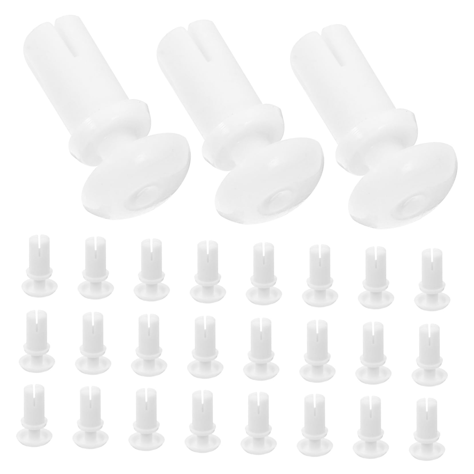 SOLUSTRE Fastener 100pcs Plastic Rivets Auto Replacement Expansion Drywall Repair Kit Insulation