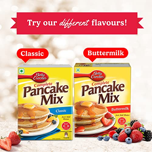 Image of Betty Crocker Pancake Mix | Instant Breakfast Mix | Waffles and Pancake Mix Powder | Original Flavour | Eggless | 250g