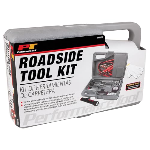 Image of Performance Tool W1556 Commuter Emergency Roadside Safety Tool Kit