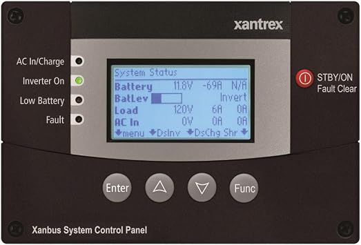 Xantrex 809-0921 لوحة تحكم نظام Xanbus / بدون كابل